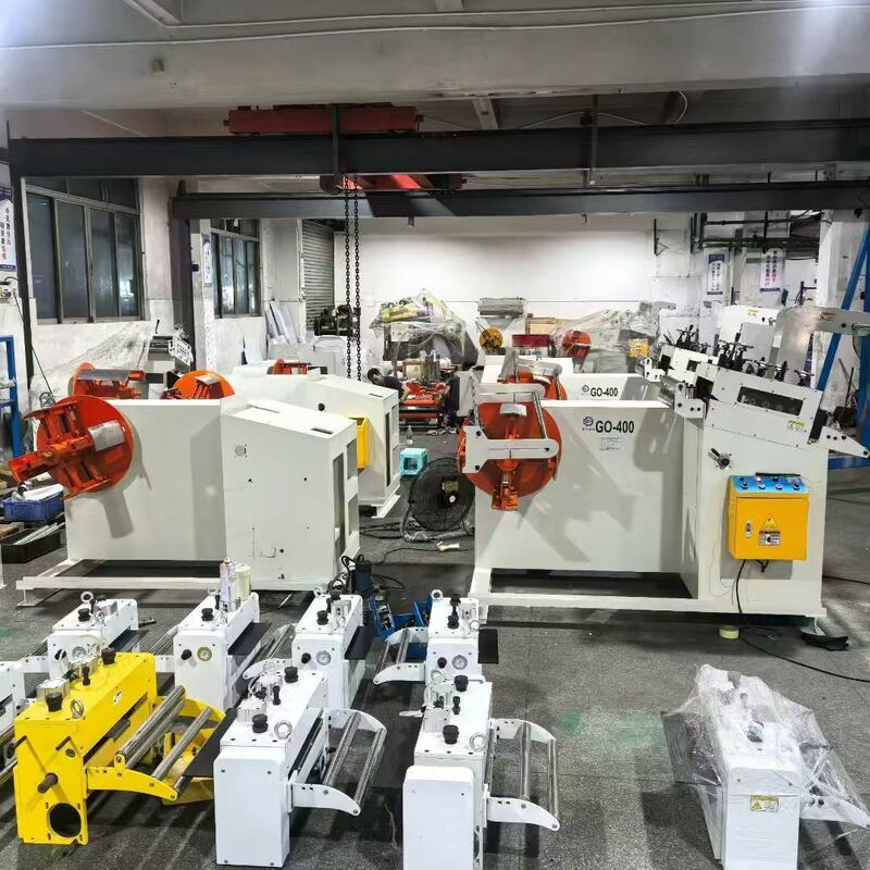 Sheet Metal Decoiler Leveler 2 In 1 Metal Straightening Machine For Steel Coil Strip
