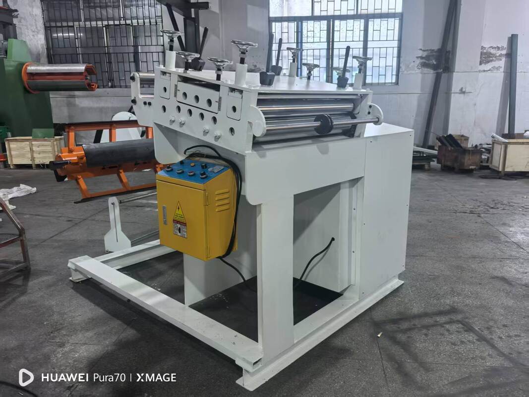 Sheet Metal Decoiler Leveler 2 In 1 Metal Straightening Machine For Steel Coil Strip