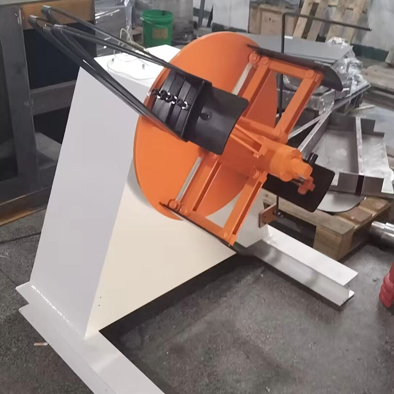 MT-200 Mechanical Sheet Metal Decoiler 200mm Max Width 1.6mm Steel Plate Thickness