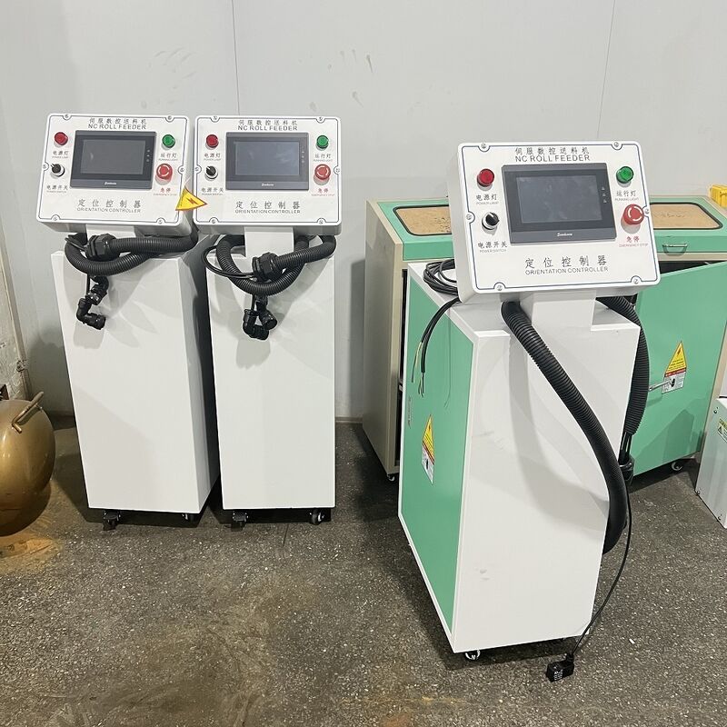 Automatic NC Zigzag Servo Feeder Machine for Metal Sheet Circle Blanking Stamping Line
