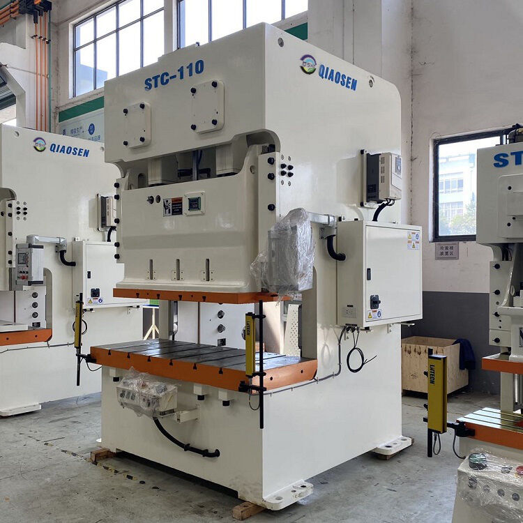 Durable Double Crank Power Press Designed for Heavy Duty Metal Stamping and Fabrication Tasks in Industrial Production Lines