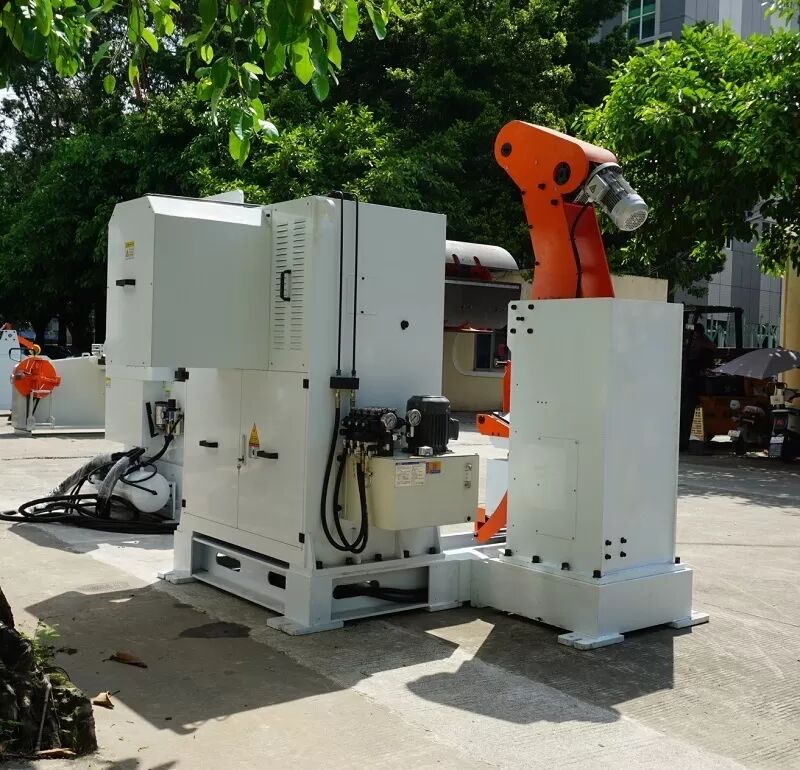 Metal Coil 3 in 1 Decoiler Straightener Feeder Hydraulic Automatic Coil Uncoiling NC Servo Feeding