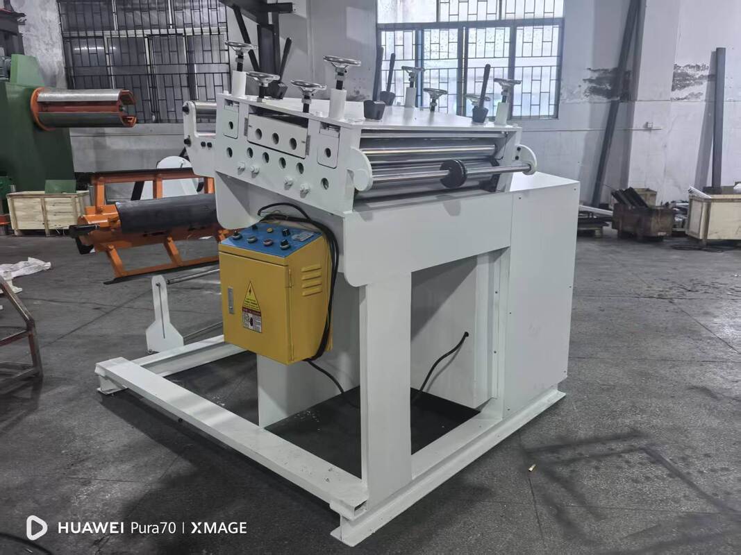 Automatic Pneumatic Straightening Feeder with 500mm Width, 16m/min Correction Speed for 0.5-3.2mm Thickness