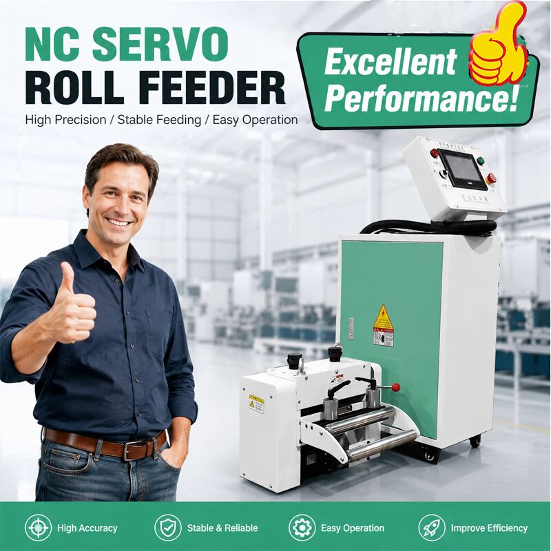 Automatic NC Zigzag Servo Feeder Machine for Metal Sheet Circle Blanking Stamping Line