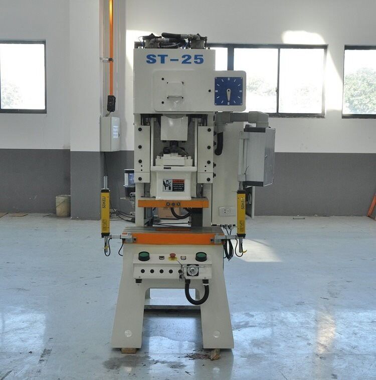 ST-25 25 Ton Precision Punch Press with ±0.01 mm Accuracy and Pneumatic Clutch for Hardware Stamping