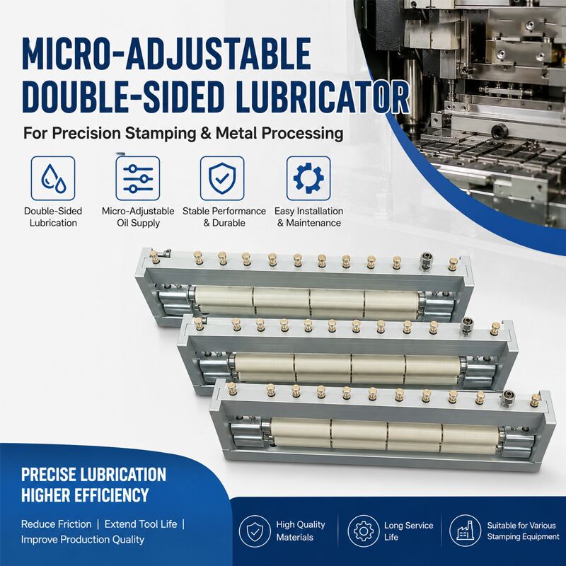 Automatic Adjustable Double-Sided Oil Coating Machine for Stamping Oil Feeder and Wool Roller Lubricator