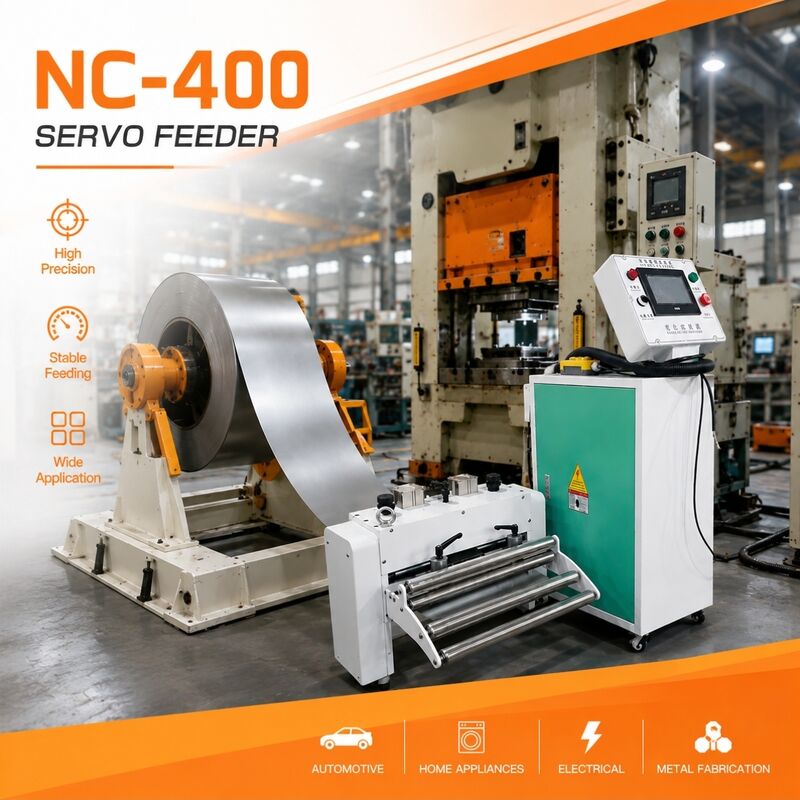 Automatic NC Servo Roller Feeder with High Precision (±0.01mm) and Japan Yaskawa Servo System for 16m/min Metal Coil Feeding