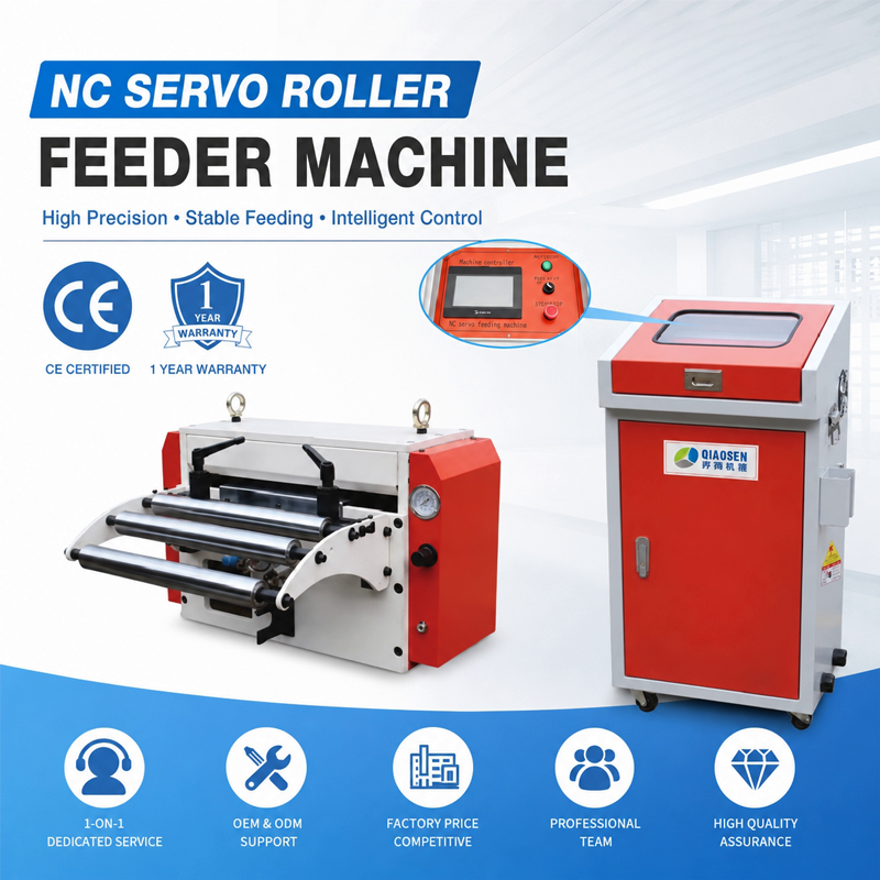 High Precision NC Servo Roller Feeder For Metal Stamping Press Automatic Coil Strip Feeding Machine