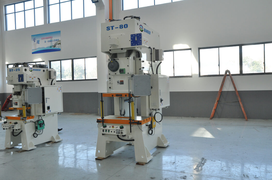 ST-80 80Ton C Frame Punch Press with JIS Class 1 Precision and Six-sided Slide Guide for Metal Punching