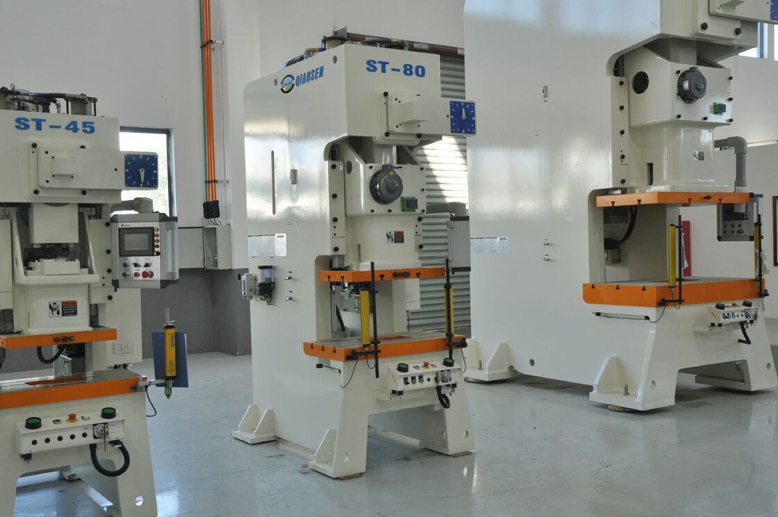ST-80 80Ton C Frame Punch Press with JIS Class 1 Precision and Six-sided Slide Guide for Metal Punching