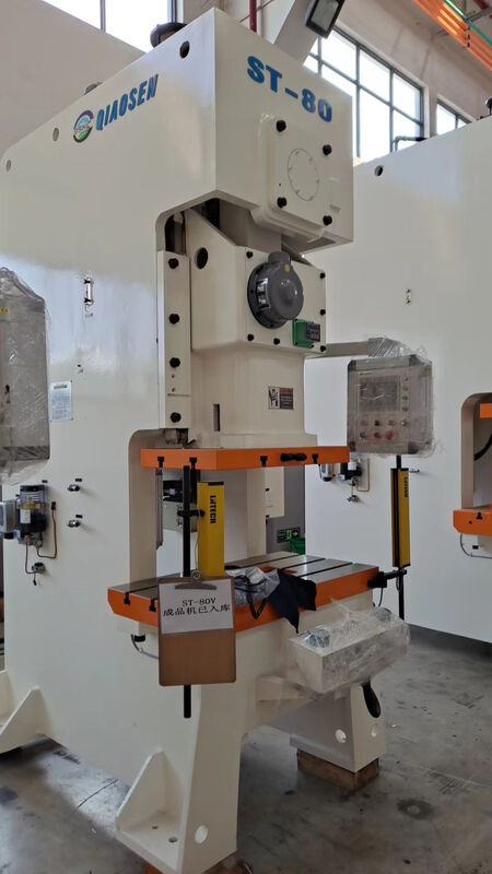 ST-80 80Ton C Frame Punch Press with JIS Class 1 Precision and Six-sided Slide Guide for Metal Punching