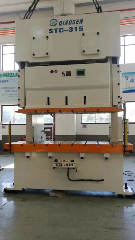 315 Ton Two Point Double Crank C Frame Punch Press Standard Dual Air Cushion Heavy Duty Stamping Machine For Auto Home Appliance New Energy Progressive Die Production