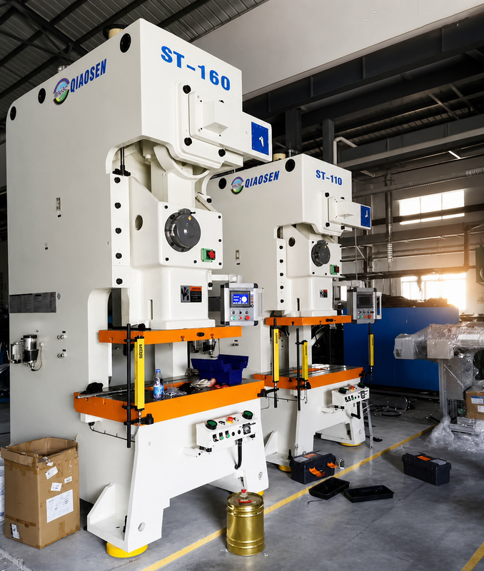 160 Ton C Frame Punch Press with JIS Class 1 Precision and Hydraulic Overload Protection for Metal Stamping