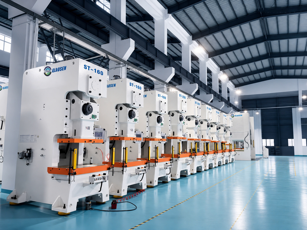 160 Ton C Frame Punch Press with JIS Class 1 Precision and Hydraulic Overload Protection for Metal Stamping