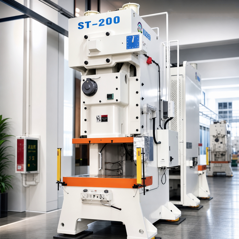 200 Ton High-Accuracy JIS Class 1 C Frame Punch Press for Metal Stamping