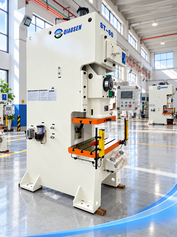 60Ton High-Accuracy Pneumatic Stamping Press with Six-Sided Slide Guide for Metal Forming
