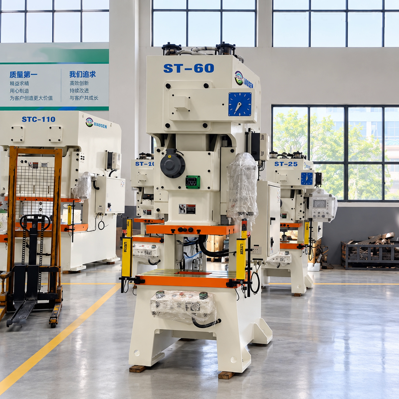 60Ton High-Accuracy Pneumatic Stamping Press with Six-Sided Slide Guide for Metal Forming