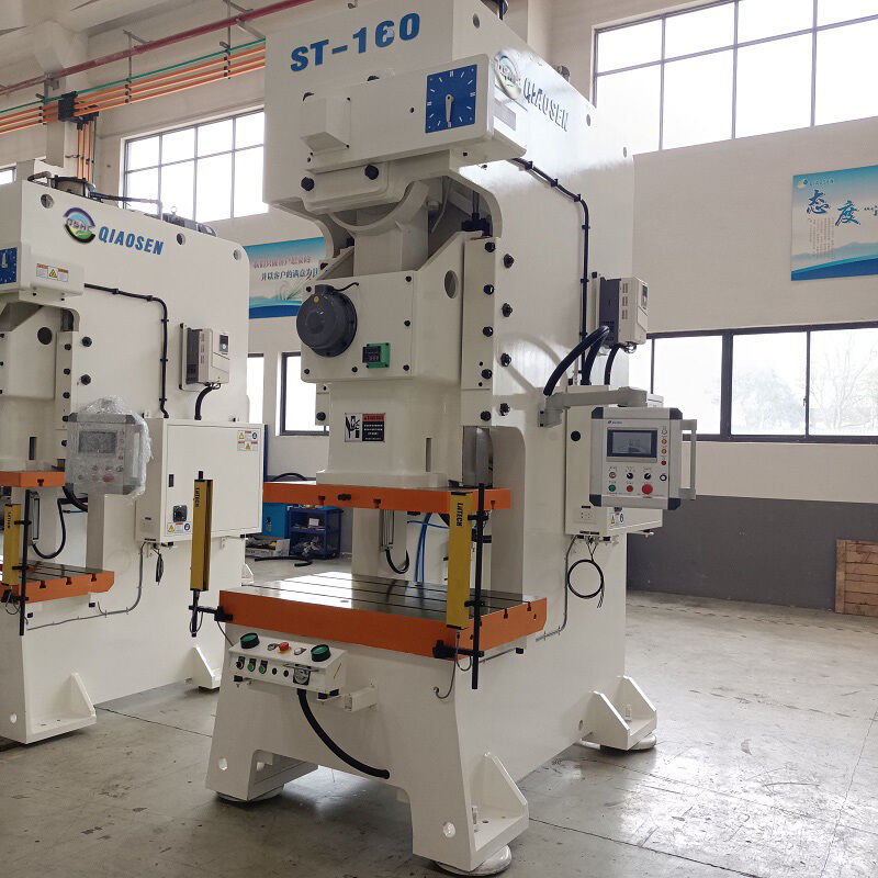 160 Ton C Frame Punch Press with JIS Class 1 Precision and Hydraulic Overload Protection for Metal Stamping