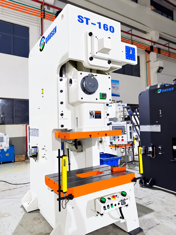 160 Ton C Frame Punch Press with JIS Class 1 Precision and Hydraulic Overload Protection for Metal Stamping