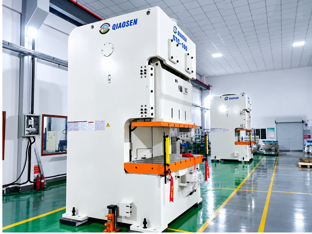 160 TON Durable Double Crank Power Press designed to meet the demands of automotive appliance and electronics manufacturing