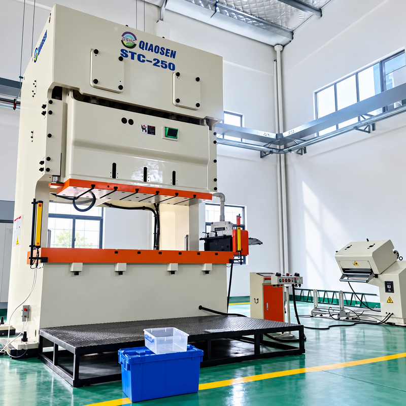 250Ton C Frame Punch Press with Overload Protection and JIS Class 1 Precision for Metal Sheet Stamping