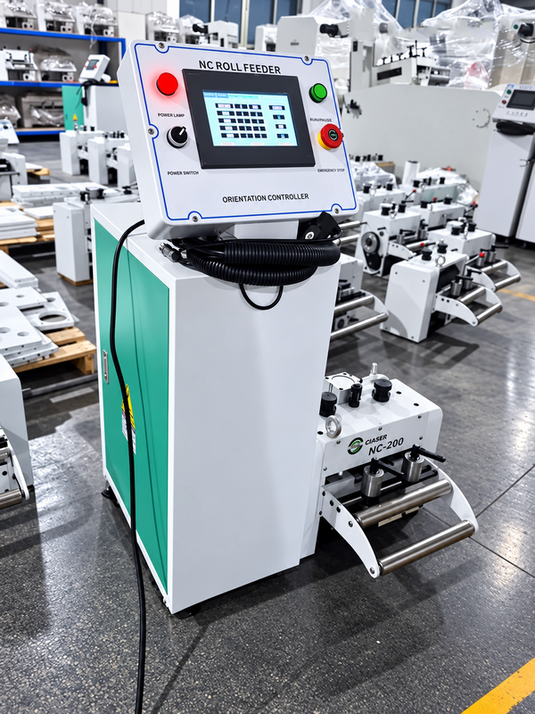 Compact and Easy to Install Servo Feeder NC Servo Roll Feeder with 400mm Material Width to Maximize Space Utilization