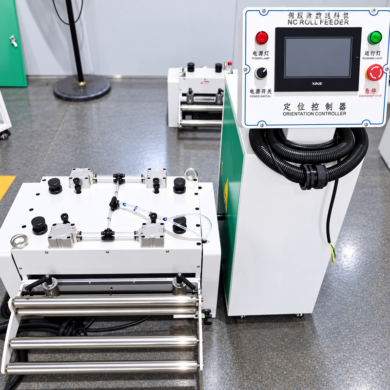 Compact and Easy to Install Servo Feeder NC Servo Roll Feeder with 400mm Material Width to Maximize Space Utilization